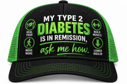Diabetes in Remission baseball cap.png